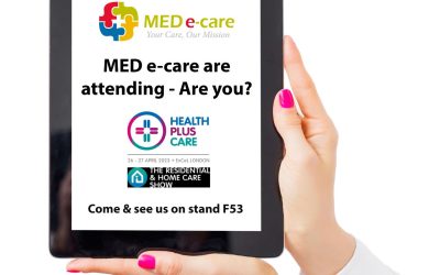 Visit the MED e-care stand F53 at this year’s Residential and Home Care Show